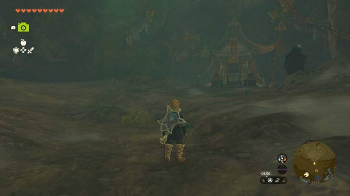zelda totk puffer beach raised cave phantom helmet chest location