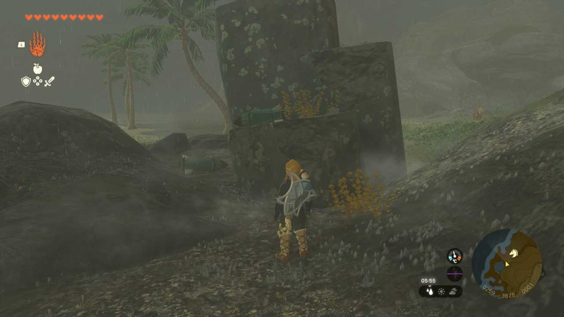 zelda totk puffer beach zonai rockets