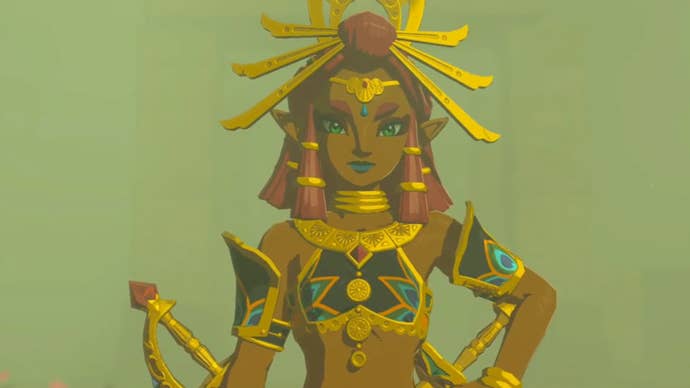 zelda totk riju in north gerudo ruins