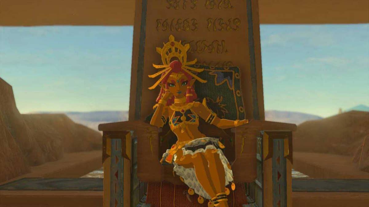 Zelda Tears of the Kingdom Riju of Gerudo Town walkthrough
