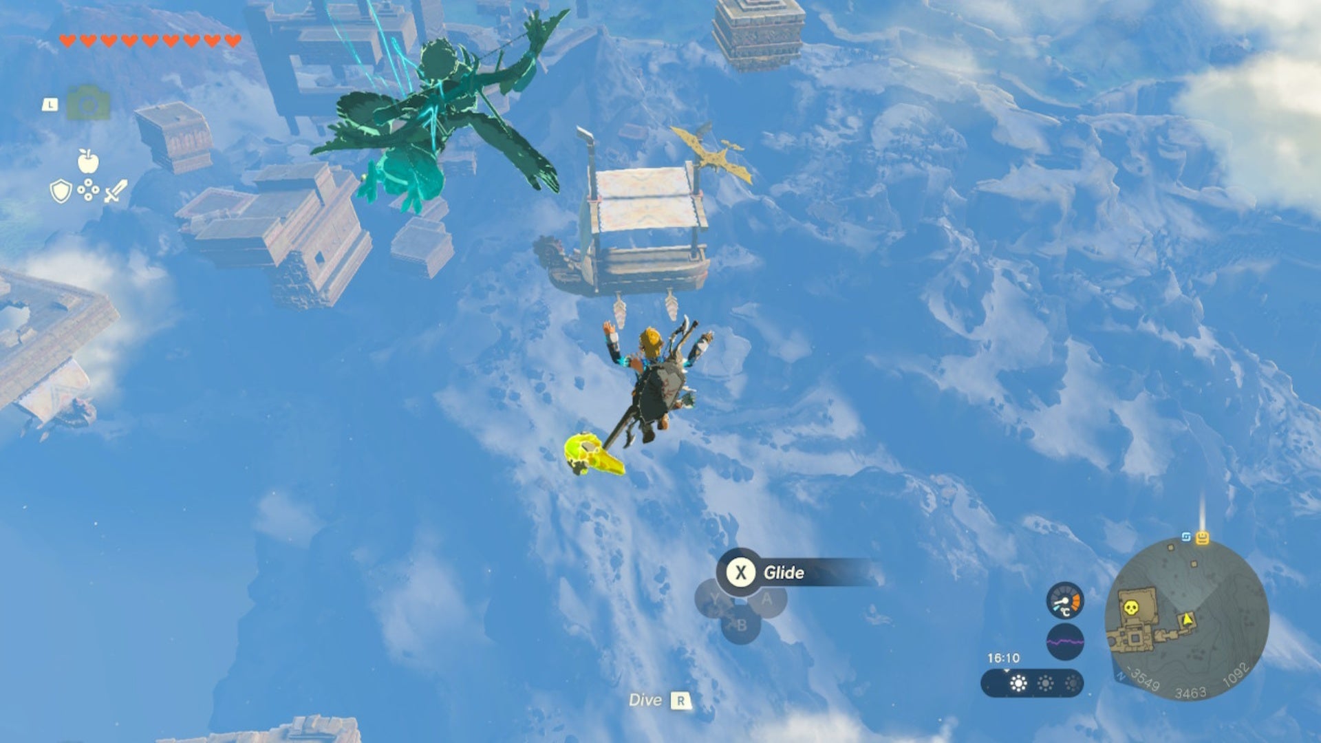 zelda totk rising island chain aerocuda guarded boat one