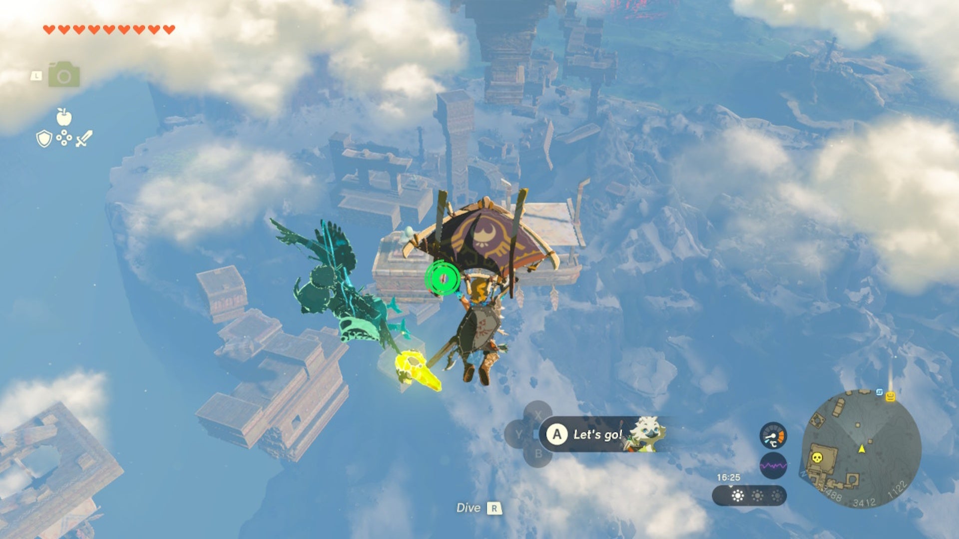 zelda totk rising island chain aerocuda guarded boat two