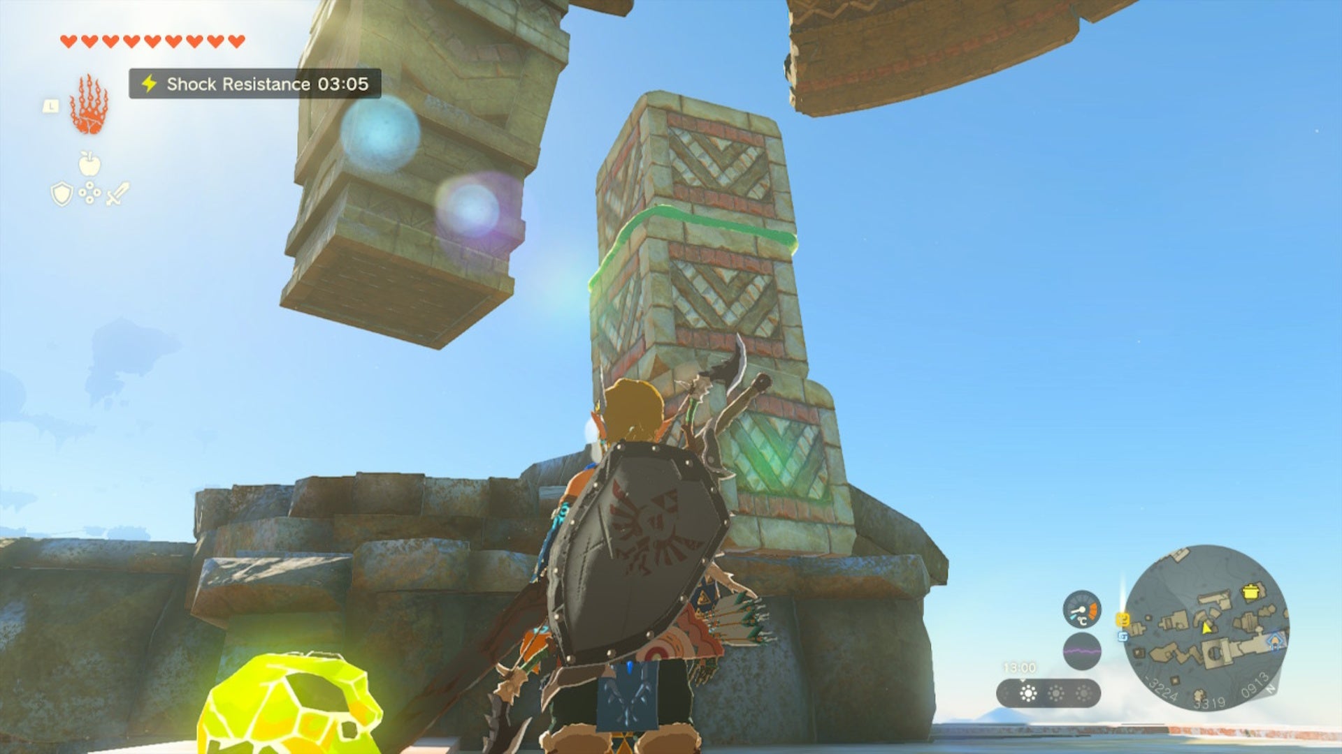 zelda totk rising island chain stacked cube trio