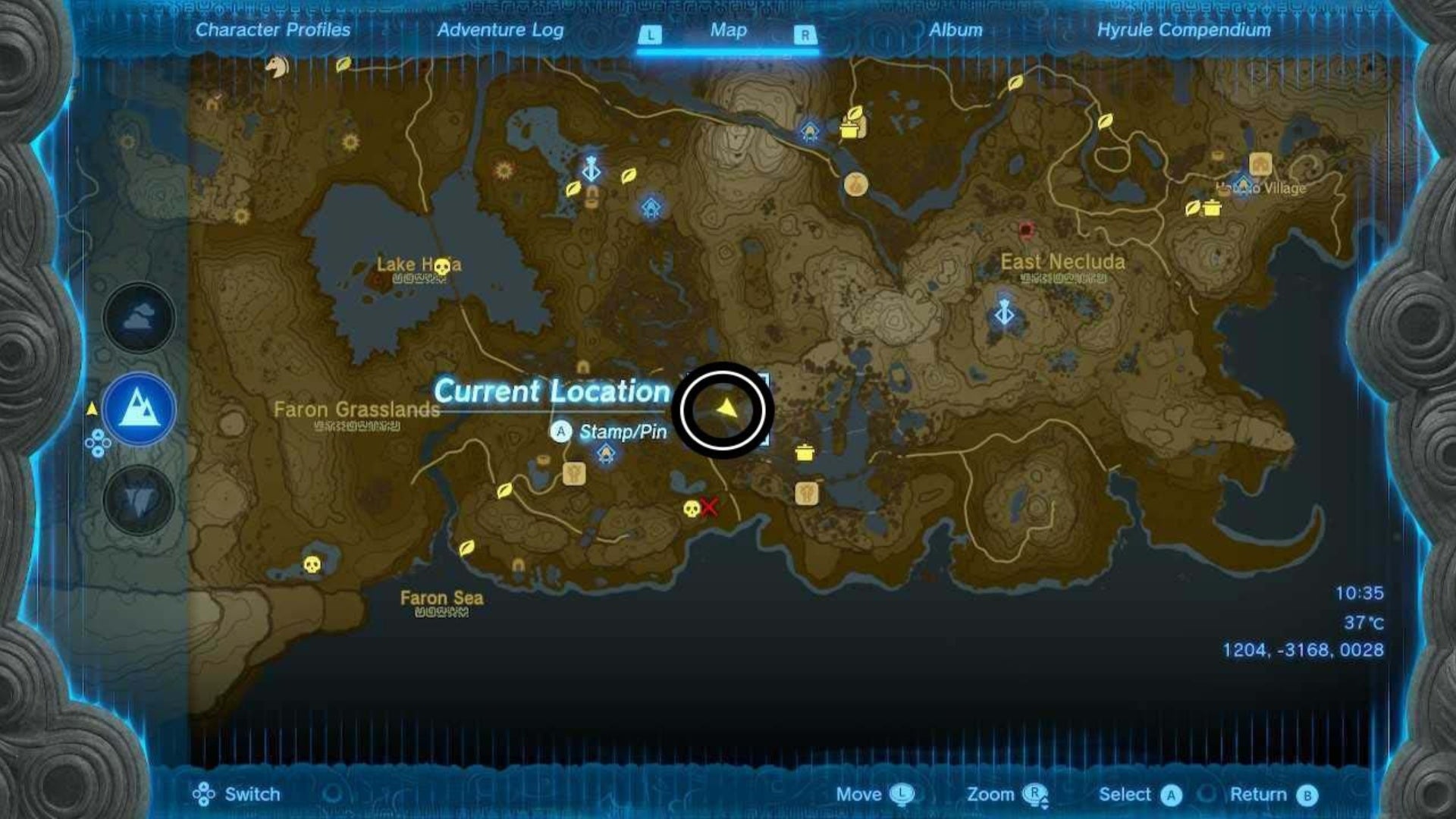 zelda totk rubber helm map location