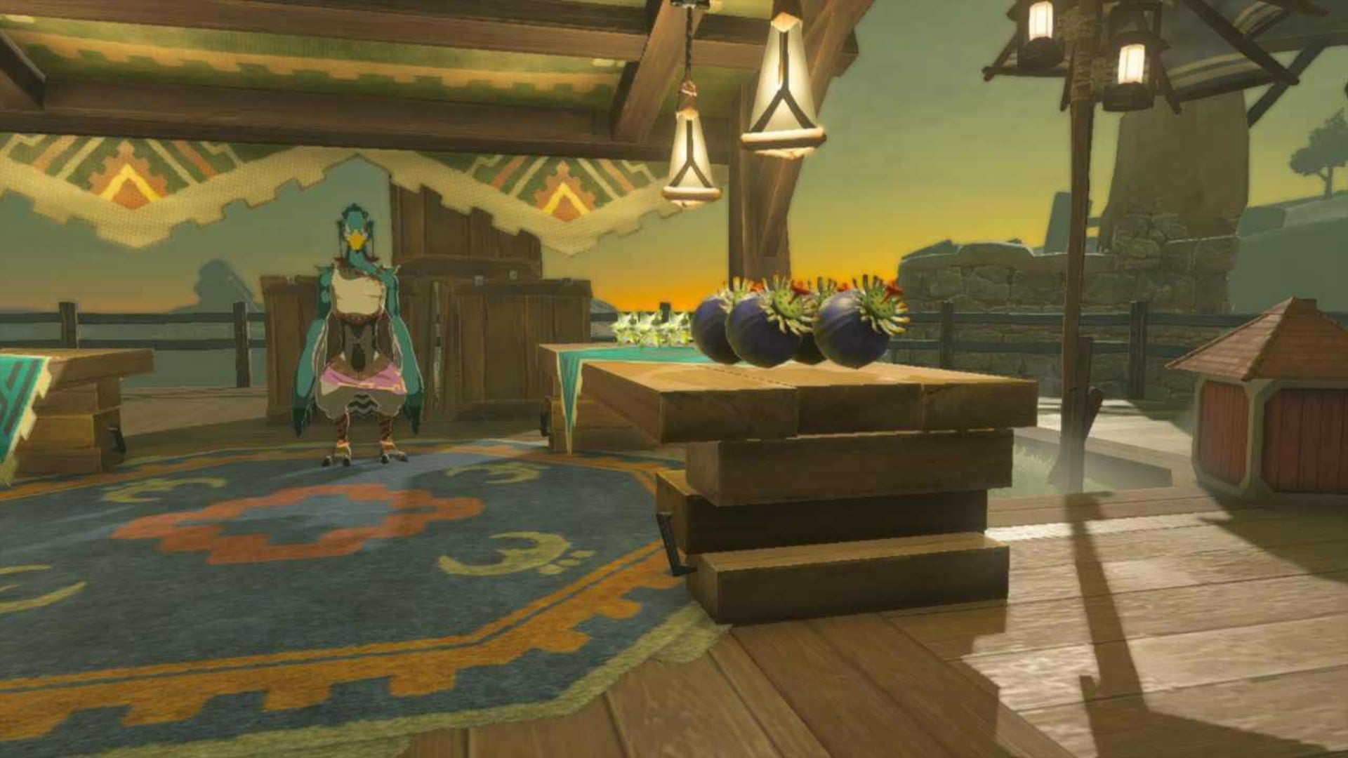 zelda totk tarrey town general store bomb flowers