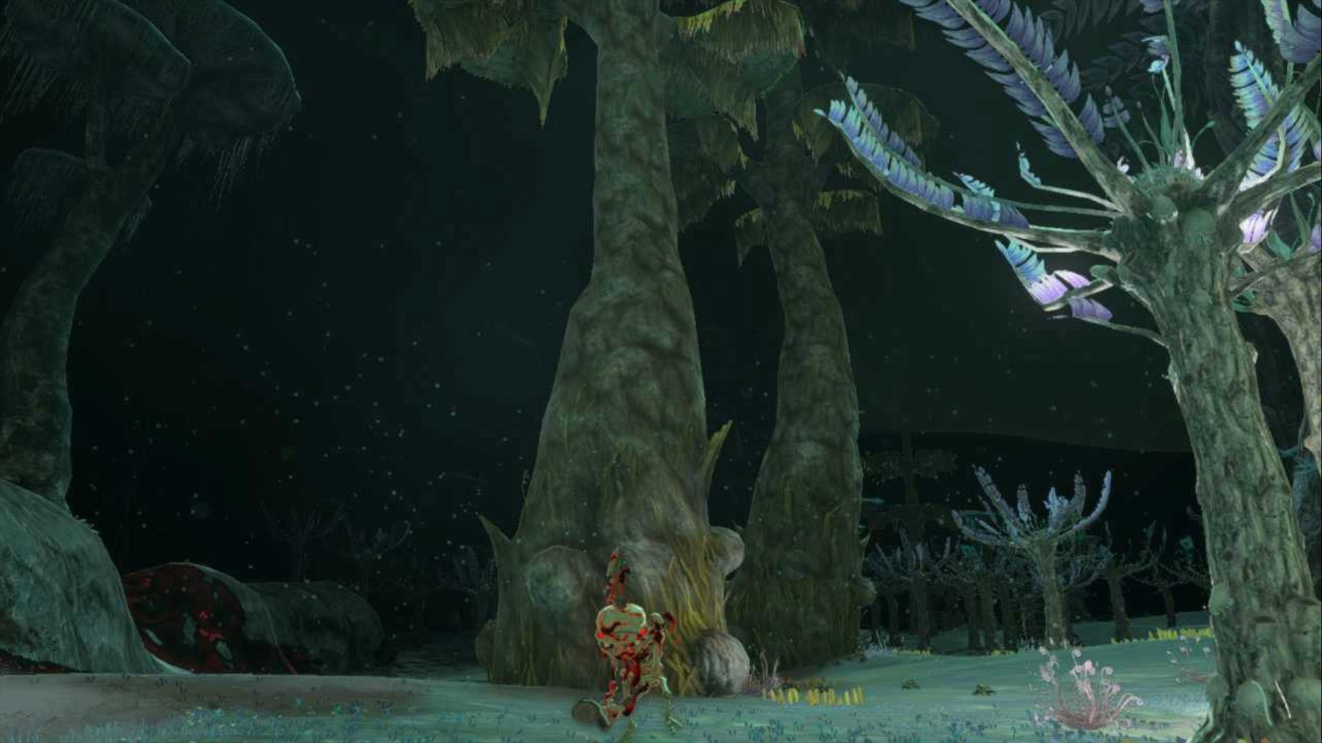 zelda totk the depths bomb flower tree