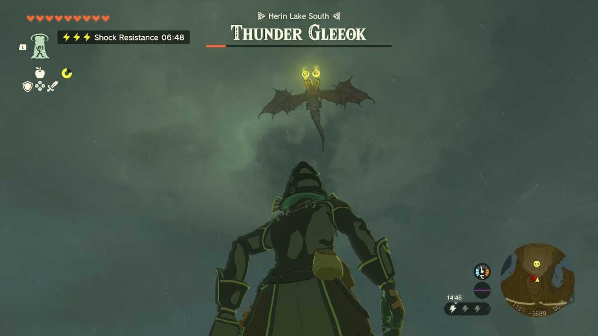 zelda totk thunder gleeok in sky