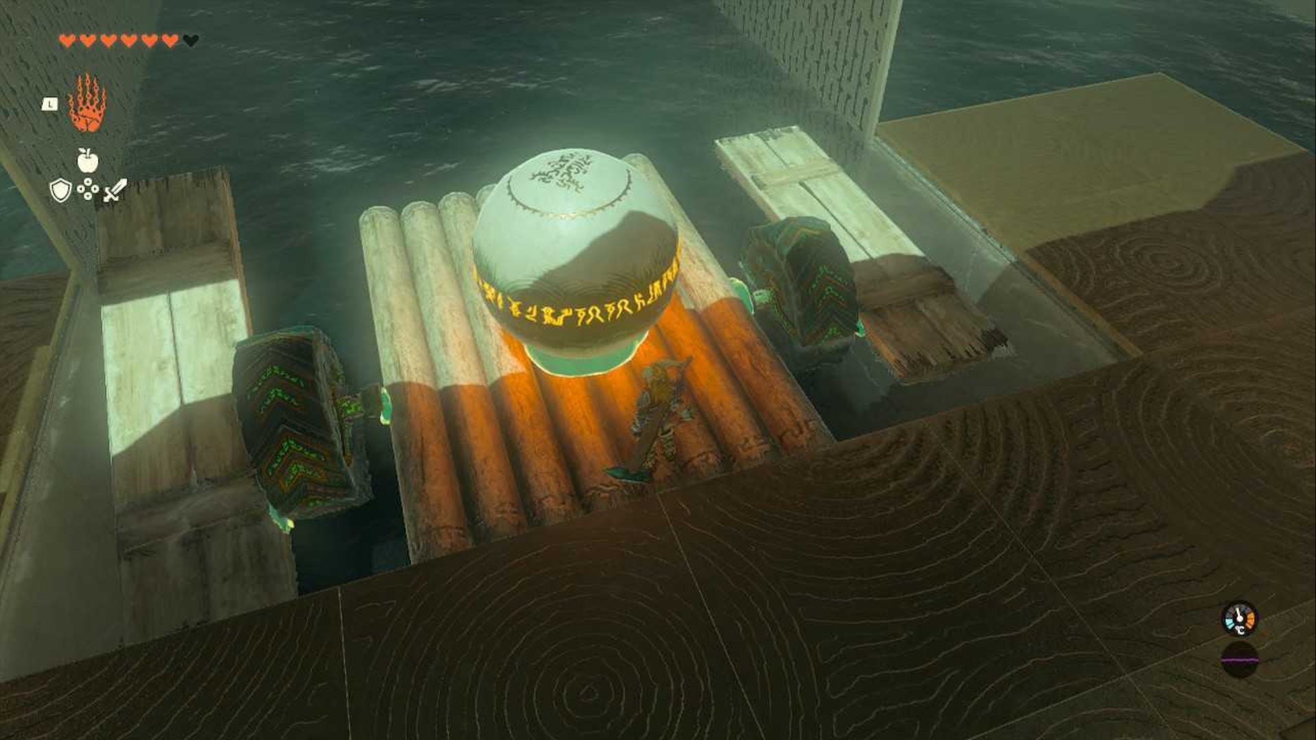 zelda totk tukarok shrine paddle boat creation