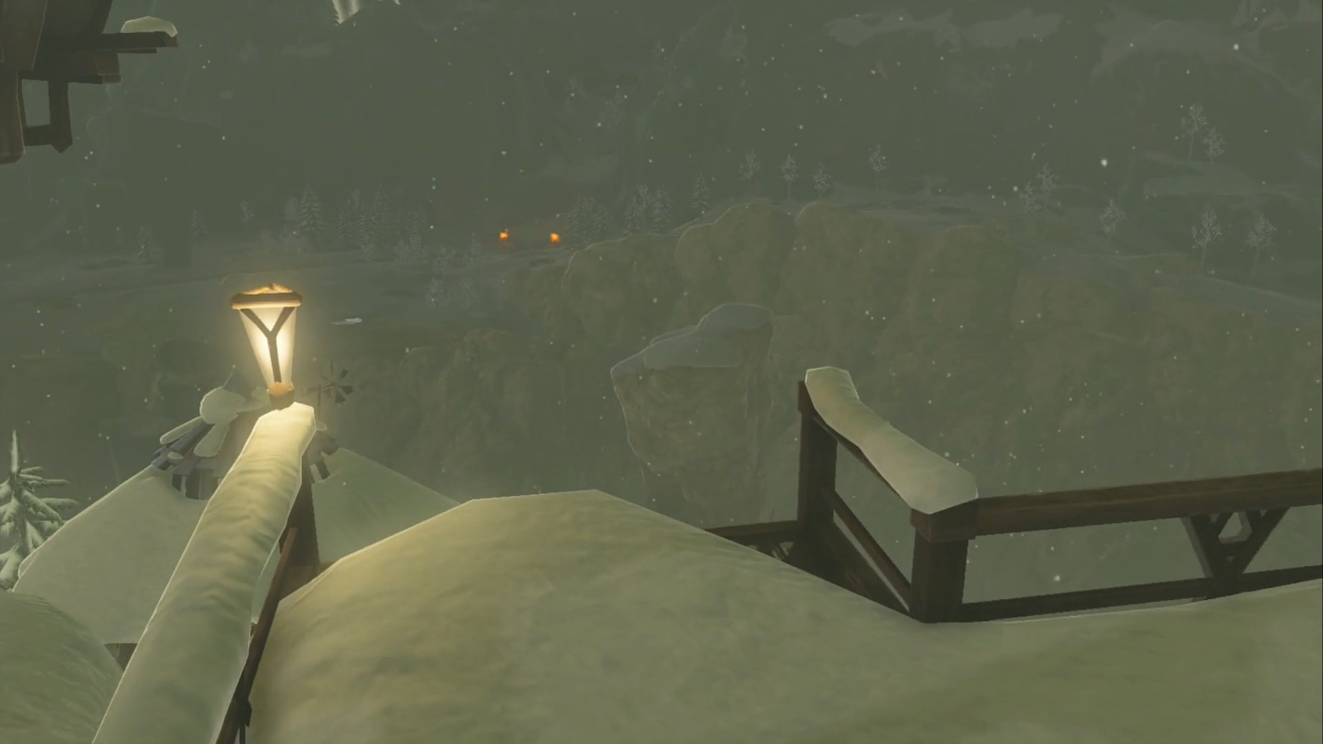 zelda totk two bonfires opposite rito village