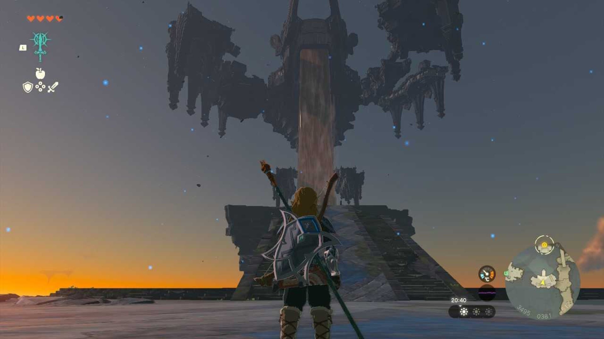 zelda totk wellspring island large ramp to water temple