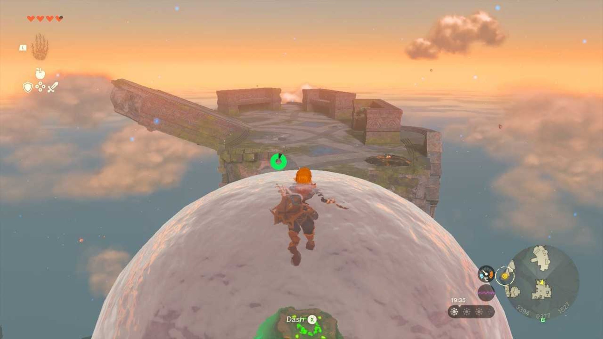 zelda totk wellspring island link riding last zonai bubble