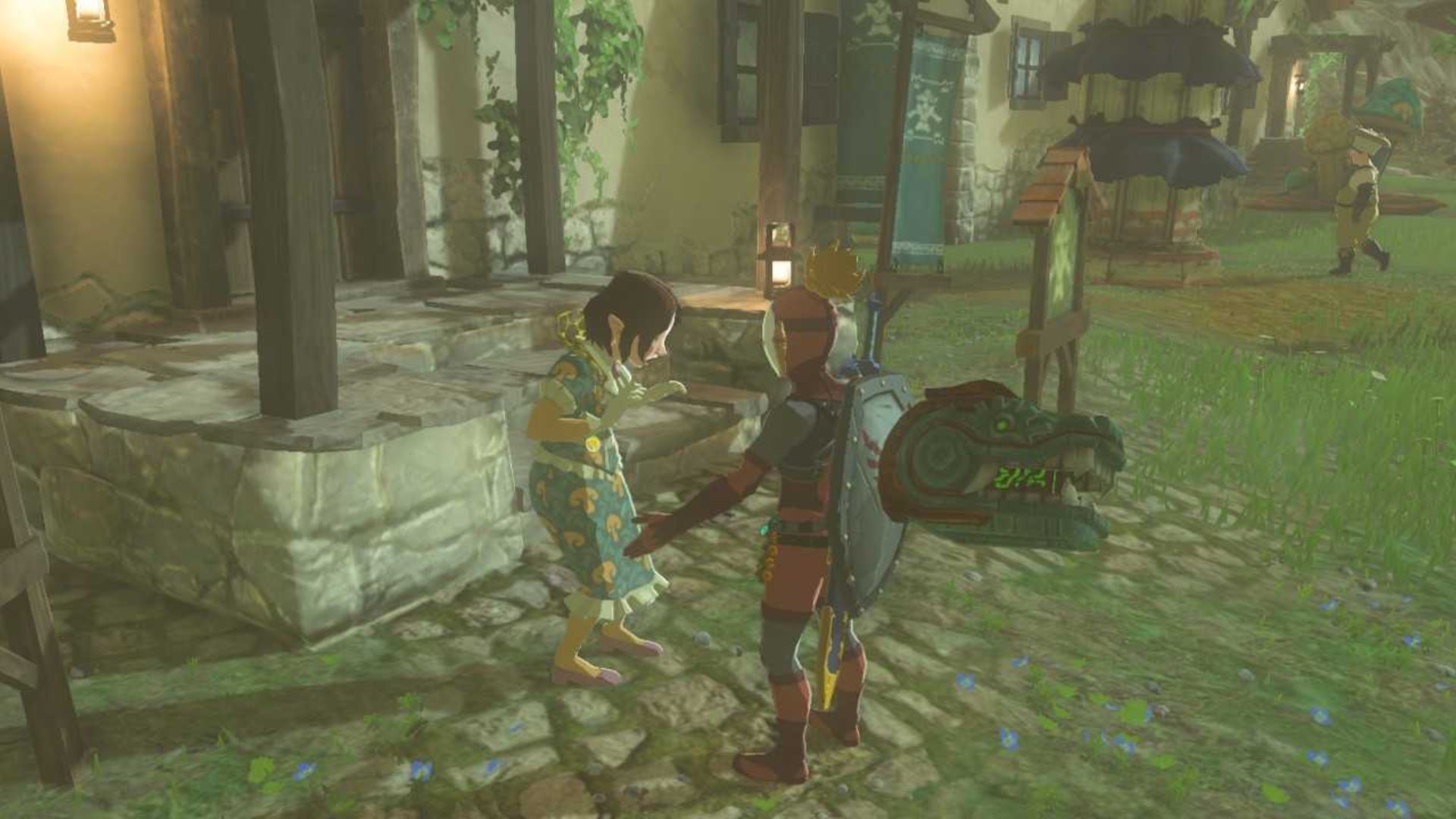 zelda totk yiga link talking to sophie