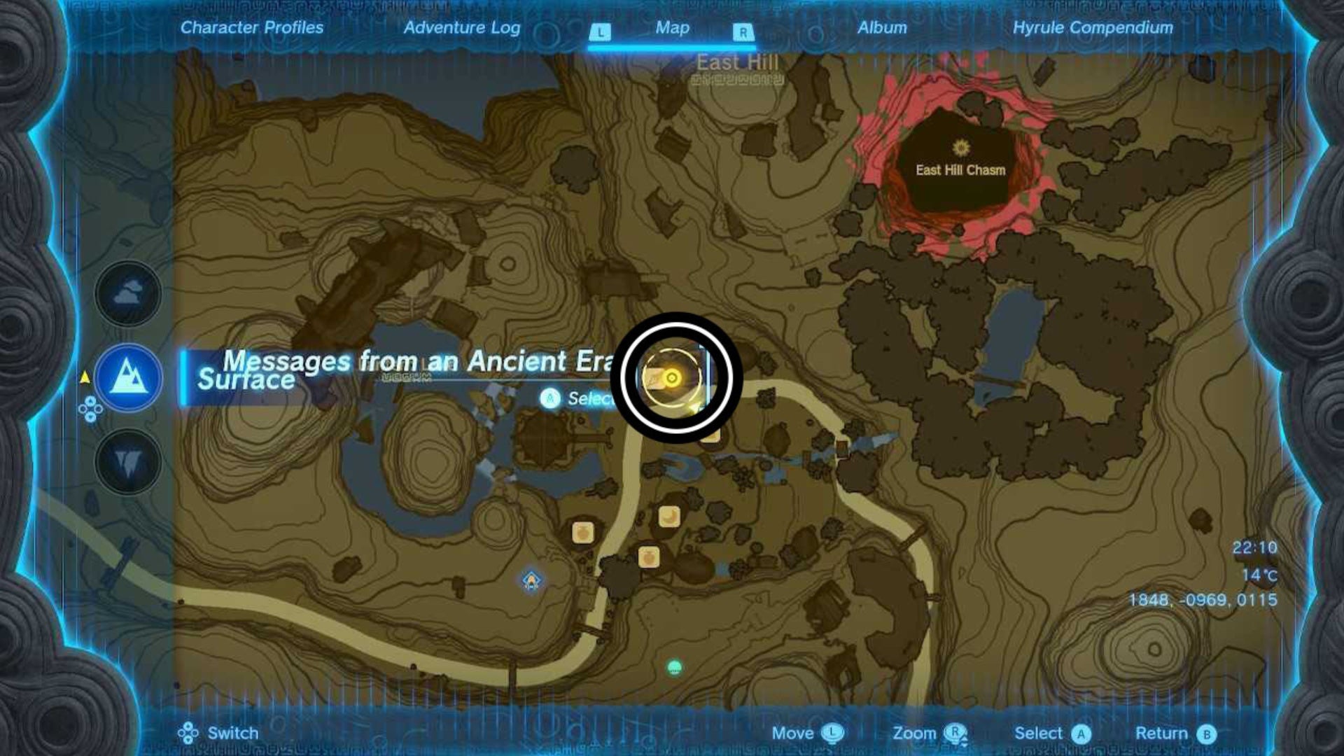 zelda totk zonai survey team kakariko village map location