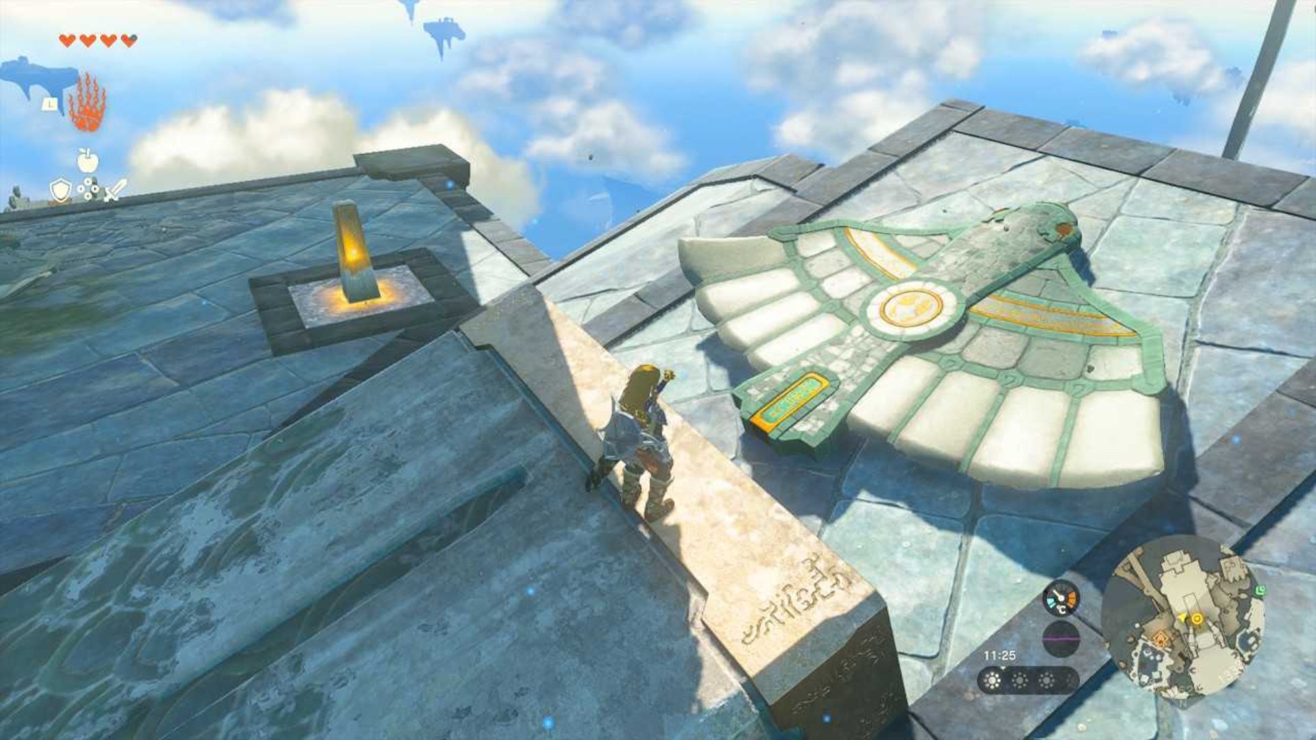 zelda totk zonai wing on launcher wellspring island