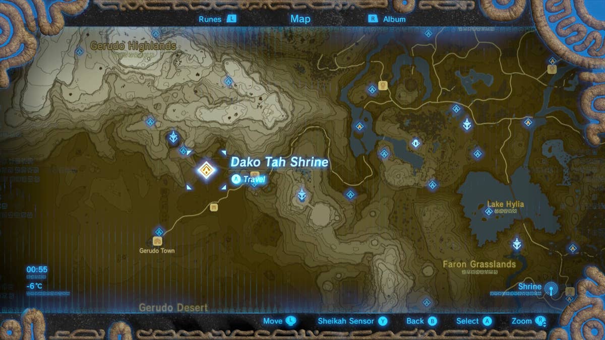 Zelda - Dako Tah and Electric Path trial solution in Breath of the