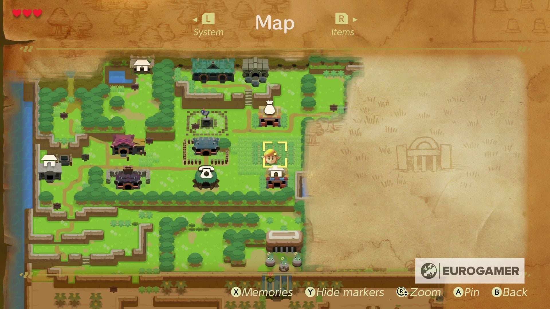Zelda Link's Awakening Secret Seashell locations and how to get