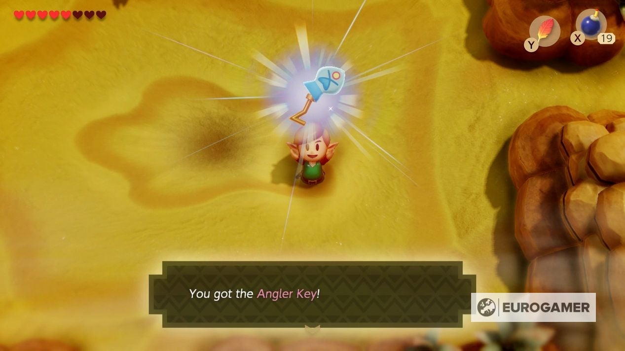 Zelda Link's Awakening Yarna Desert location, where to find Marin to
