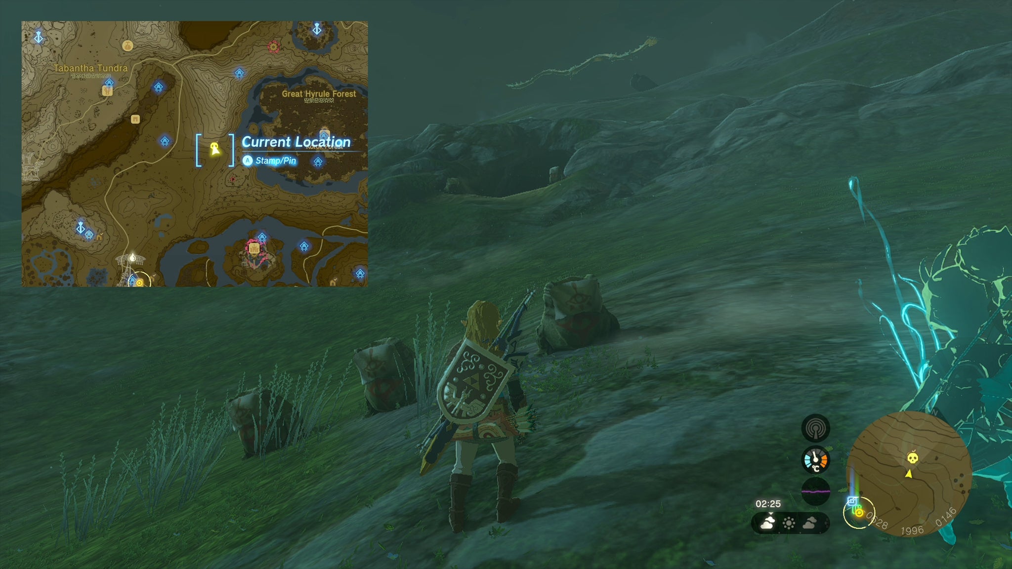 The Hillside Hideaway Yiga hideout is shown in Zelda: Tears of the Kingdom - 5