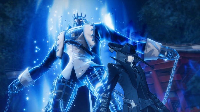 Zenkichi shows off his brand new Persona.