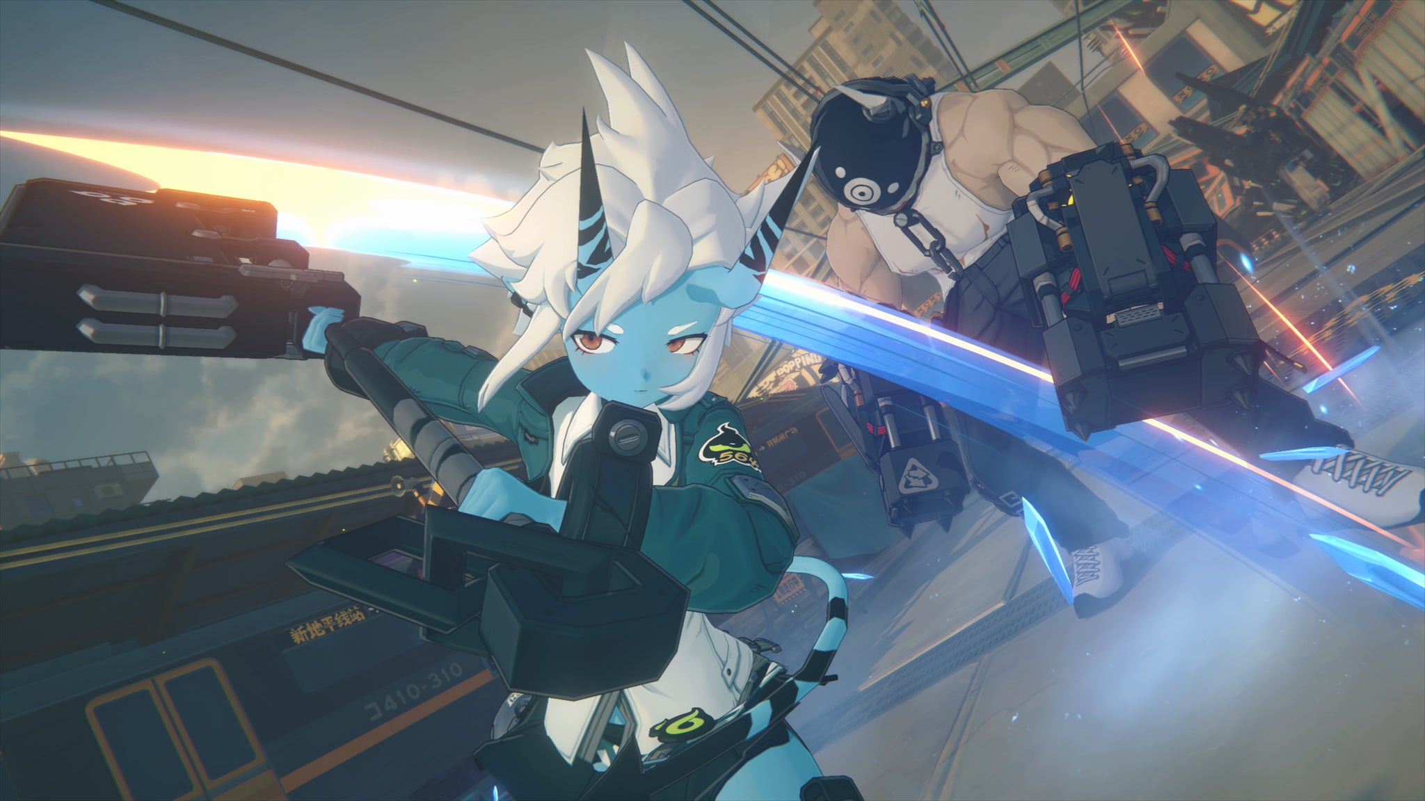 Soukaku slashes with her weapon. - 6