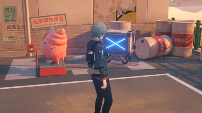 zenless zone zero lumina square cargo truck in playground