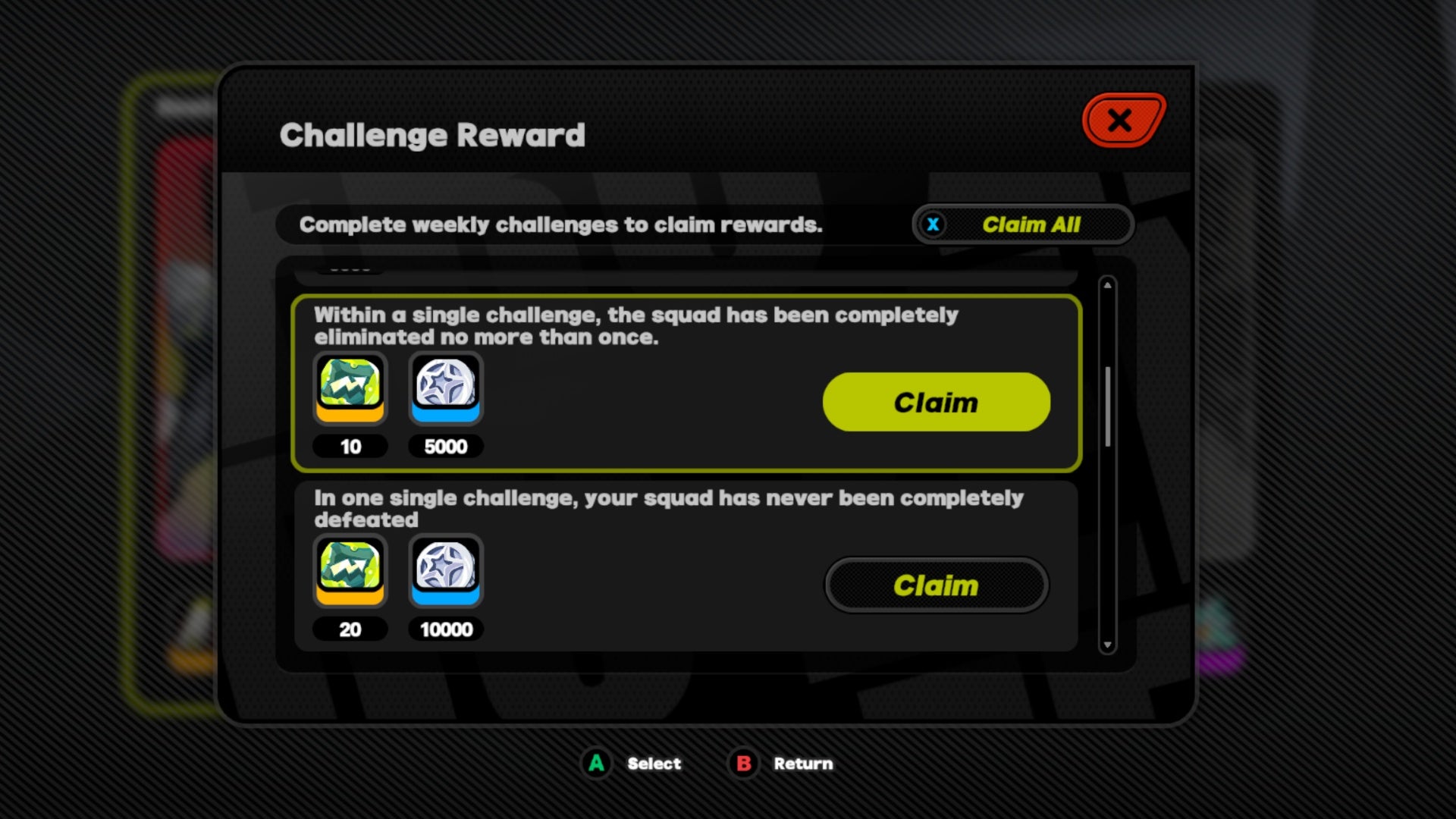 zenless zone zero notorious hunt reward challenge menu