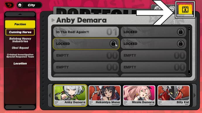 zenless zone zero partner archive anby rank up replay events icon highlighted