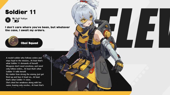 Zenless Zone Zero Soldier 11 Official Hoyoverse Character Profile