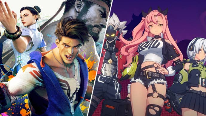 Custom header of Zenless Zone Zero and Street Fighter 6