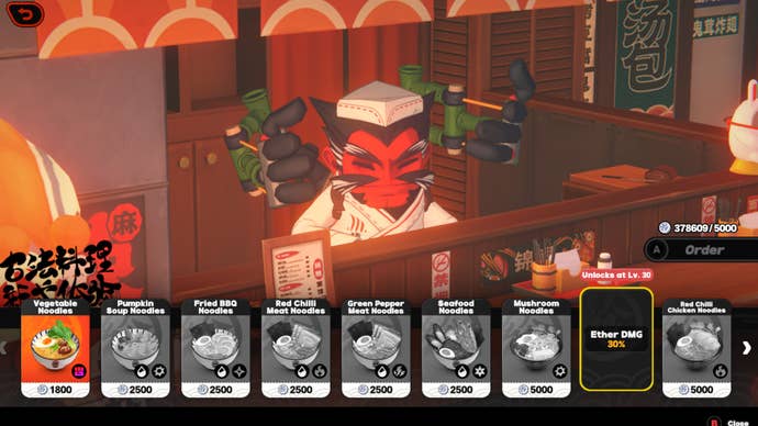 zenless zone zero waterfall noodle shop purchase noodles menu