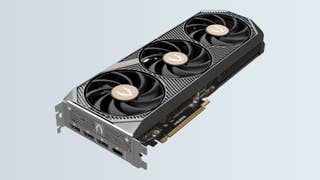 Zotac RTX 5070 Solid GPU on a gradient background