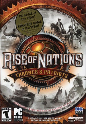 Caixa de jogo de Rise of Nations: Thrones and Patriots