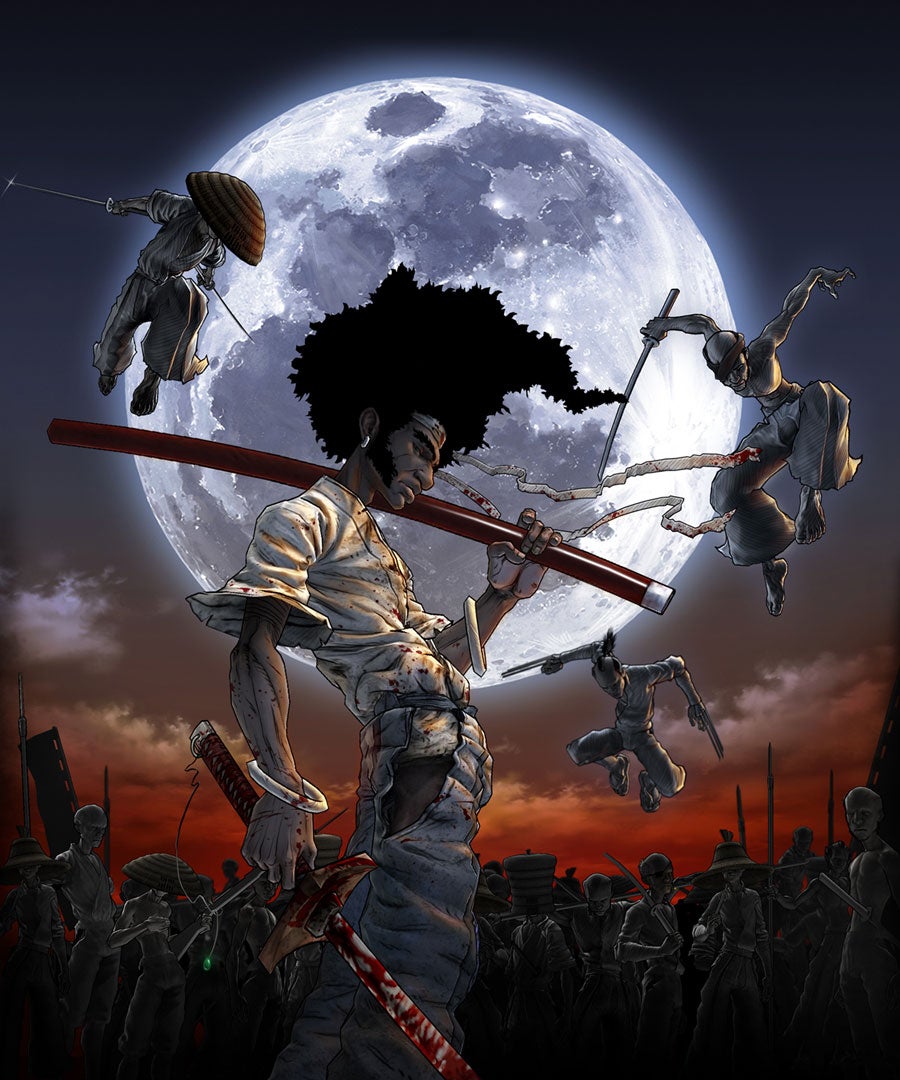 Afro Samurai by Melfis, in Nicolas Ramseirg's Manga Gallery Comic Art  Gallery Room