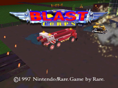 Blast Corps screenshot