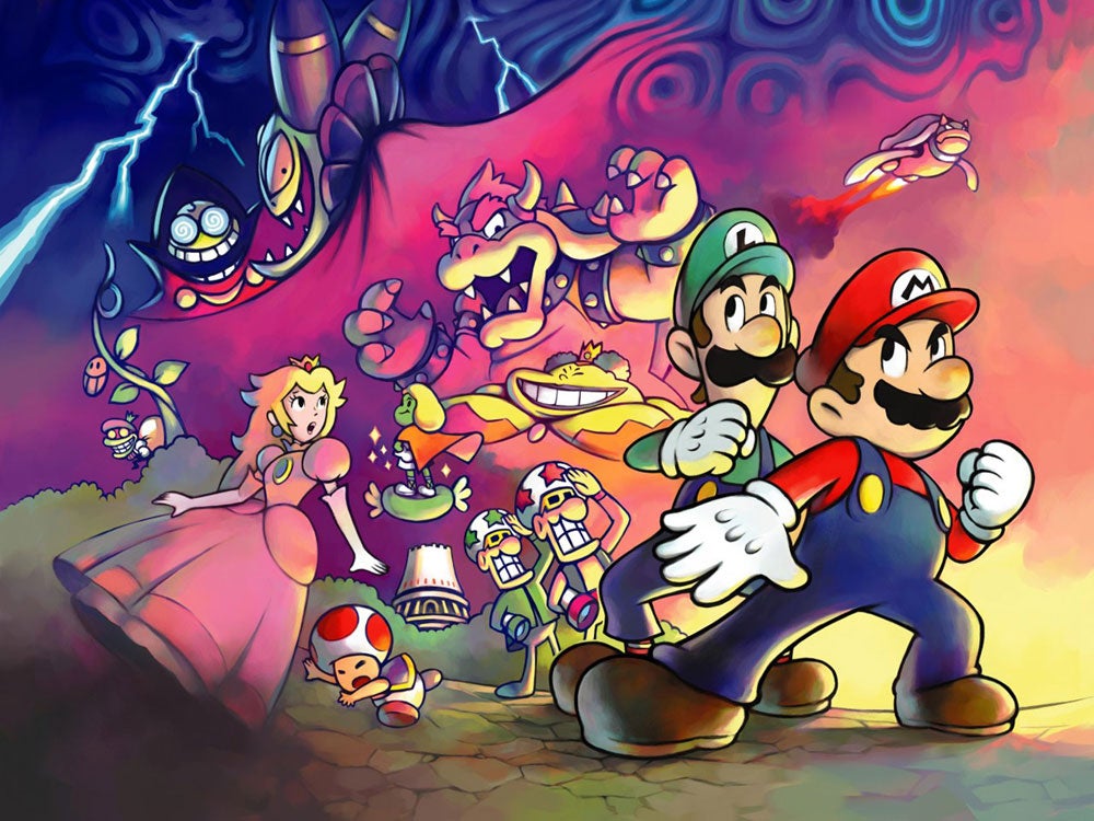 Mario & Luigi: Superstar Saga artwork
