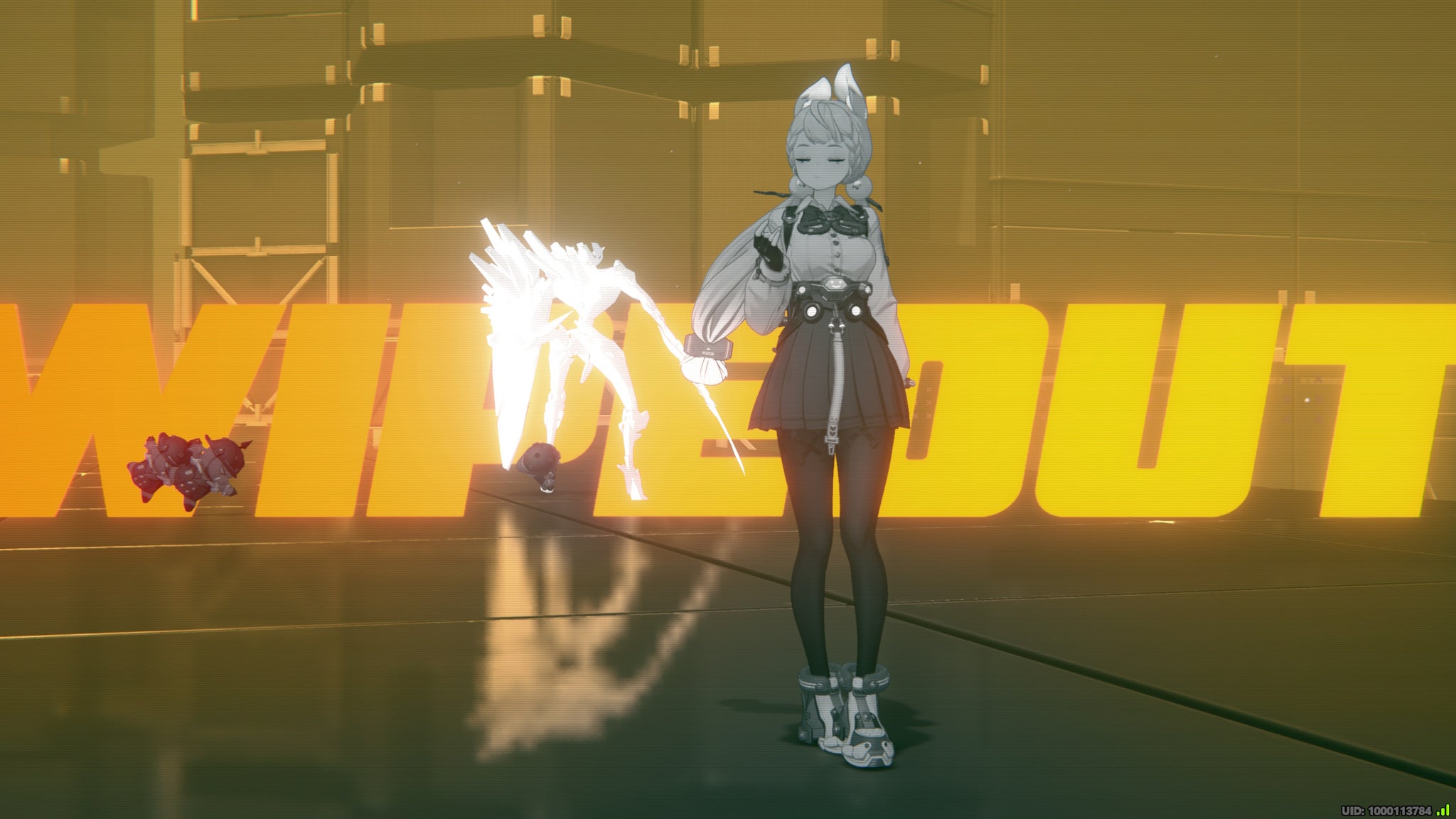 The Wipeout screen featuring Alice in ZZZ - 3