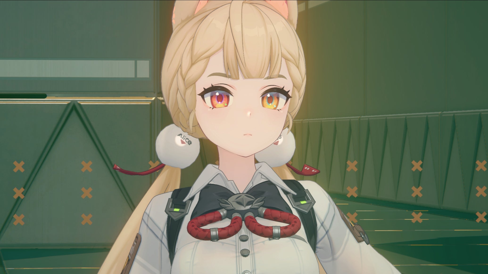 Alice with an expression of resolve in ZZZ - 1