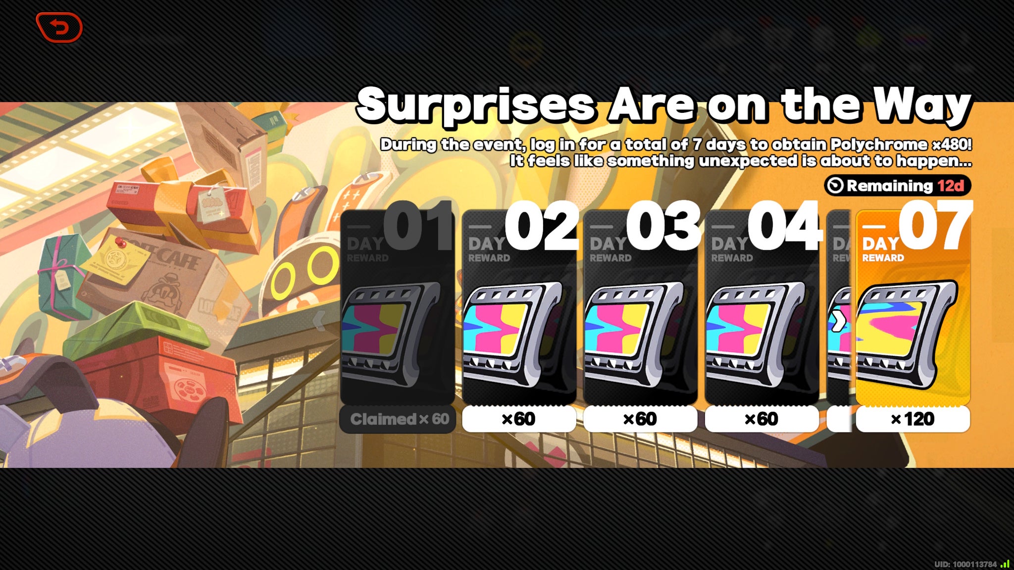 ZZZ's Polychrome giveaway screen - 5