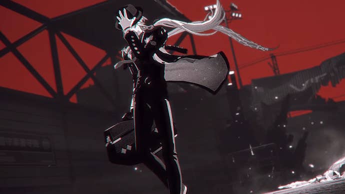 Hugo from ZZZ departing from the enemy when the scene disappears to red