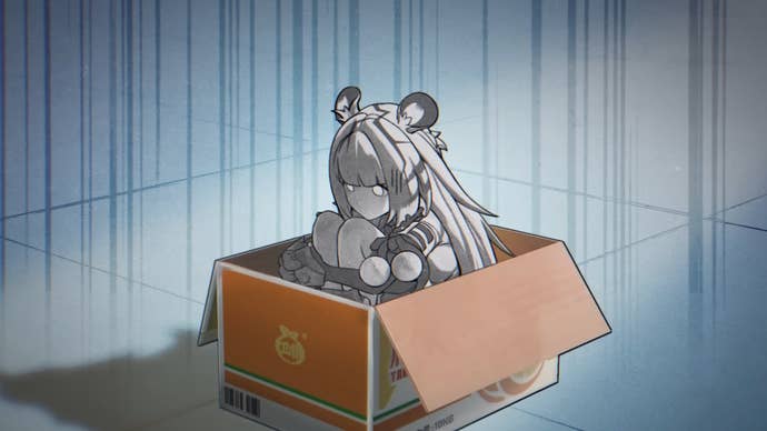 Already fufu looking like falls, sitting in a box in the zenless zero zone