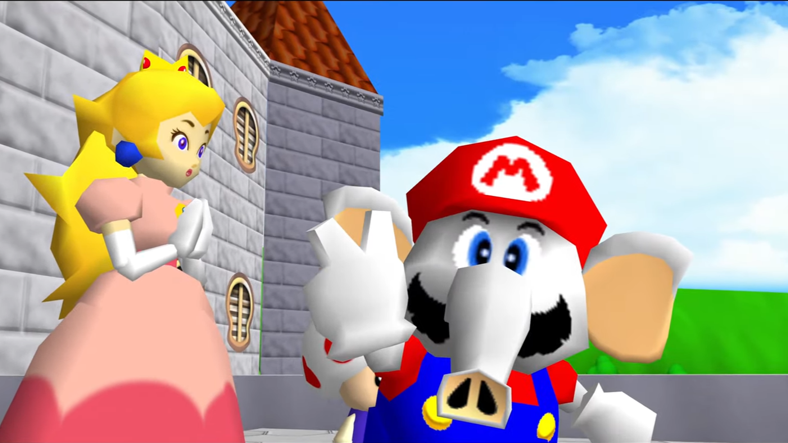 Modders add Elephant Mario into Super Mario 64 Eurogamer